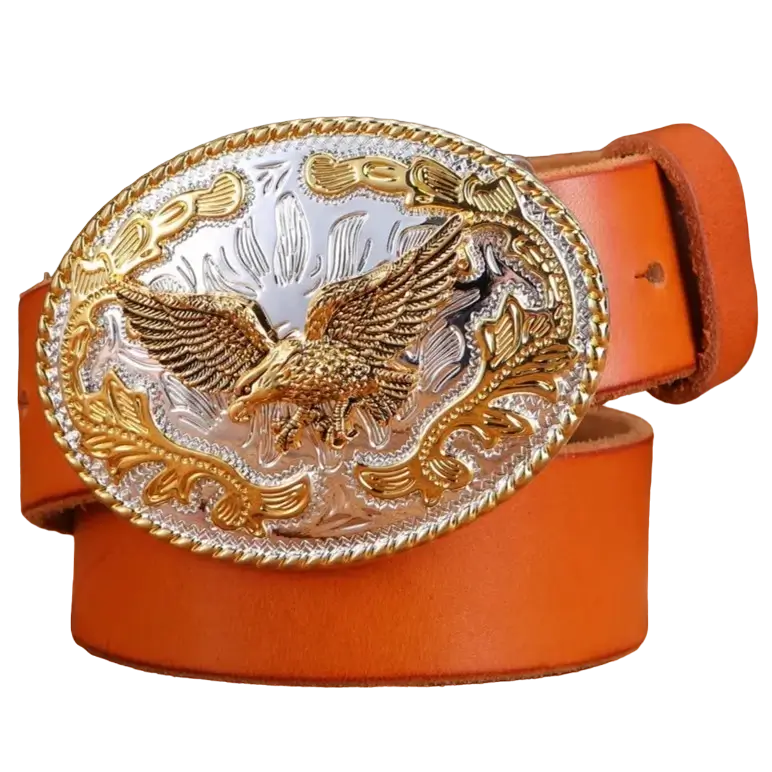 Cinto Vaquero Hombre con Hebilla Western