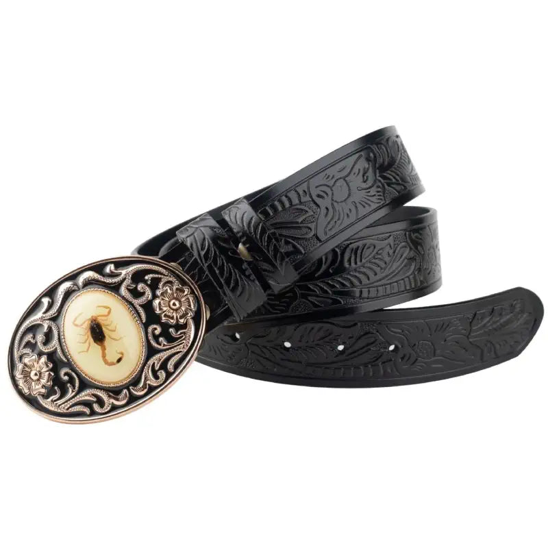Cinto Cowboy Negro Masculino