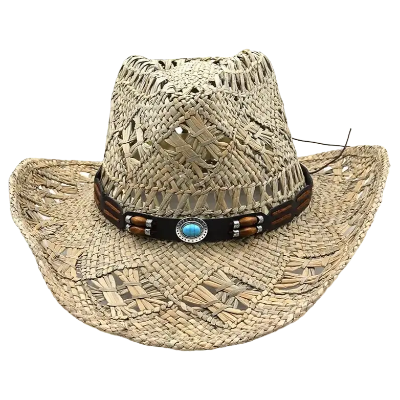 Sombrero Vaquero Tejido de Playa