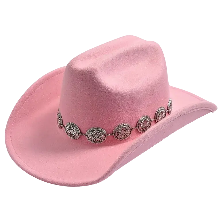 Sombrero Cowboy Rosa
