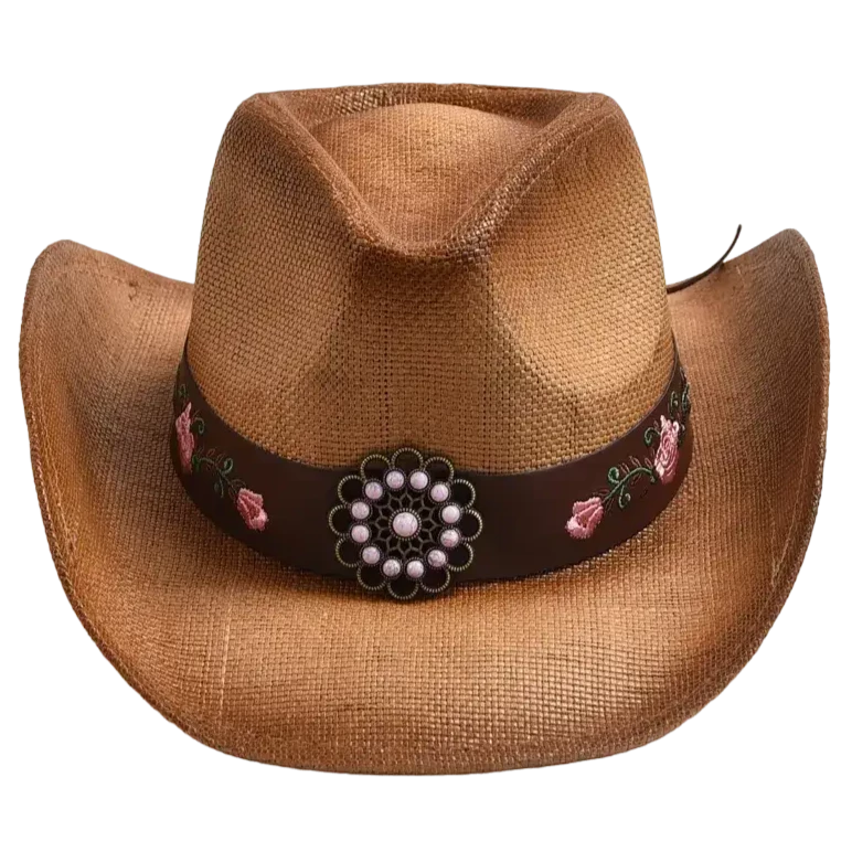 Sombrero Vaquero para Mujer de Paja