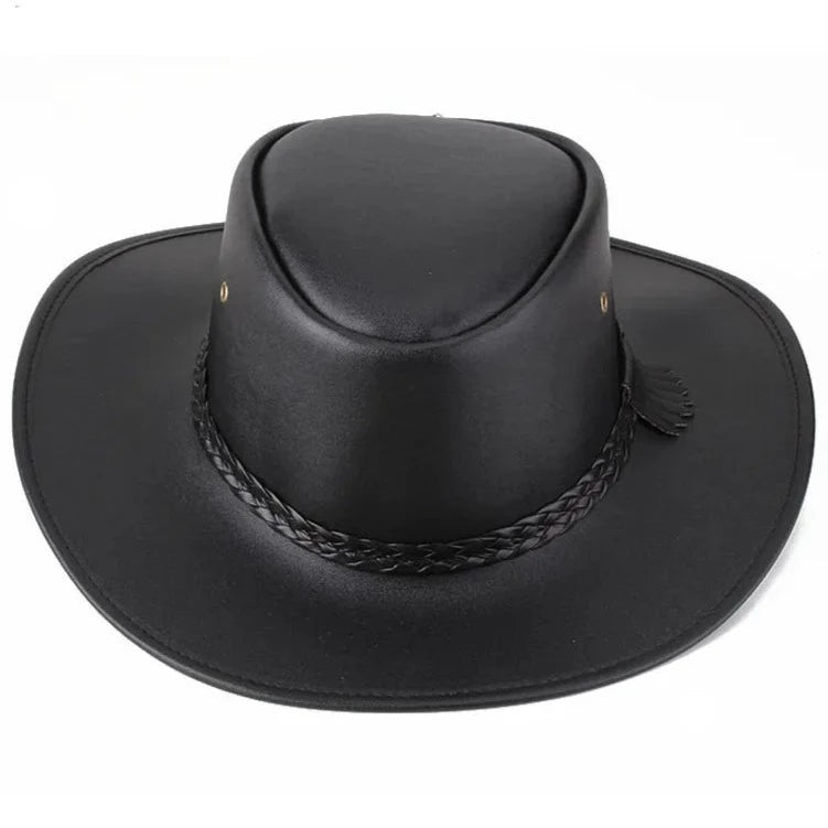 Sombrero Vaquero Negro Copa Baja