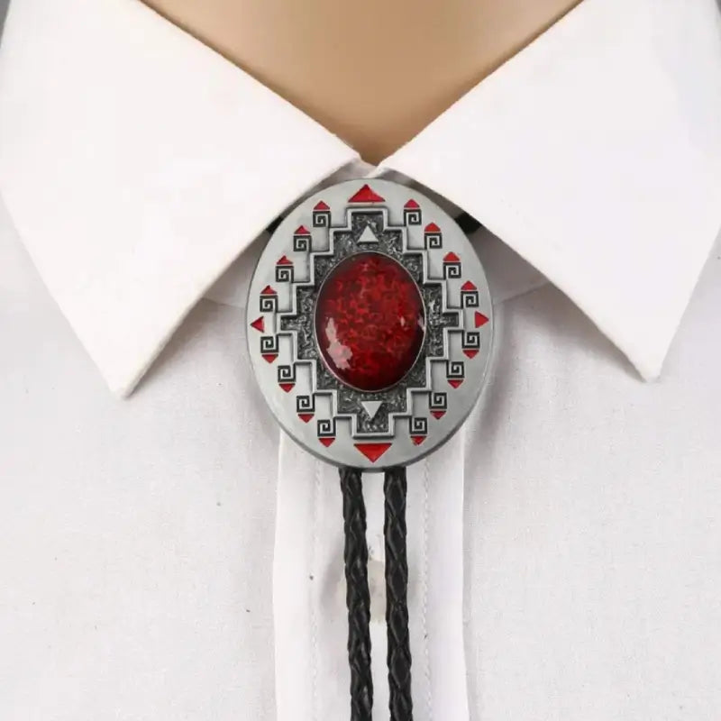 Corbata Vaquera Roja