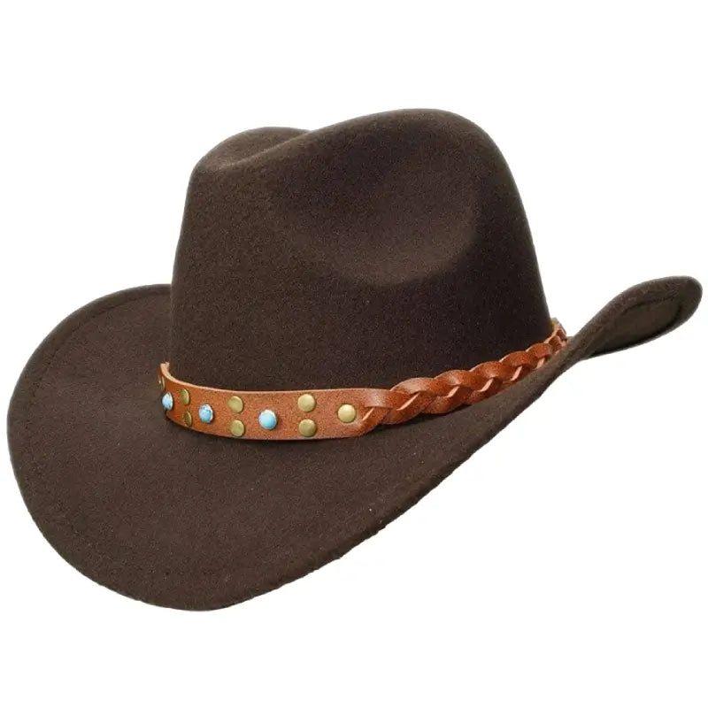 Sombrero Vaquero Café para Niña