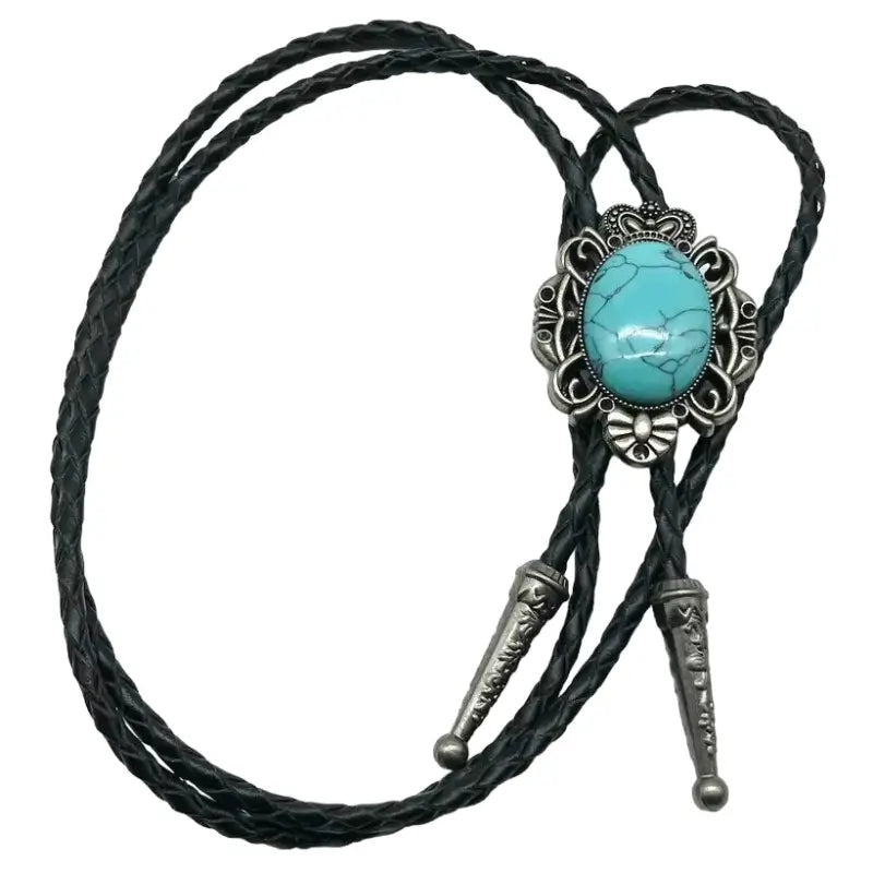 Bolo Tie Turquesa