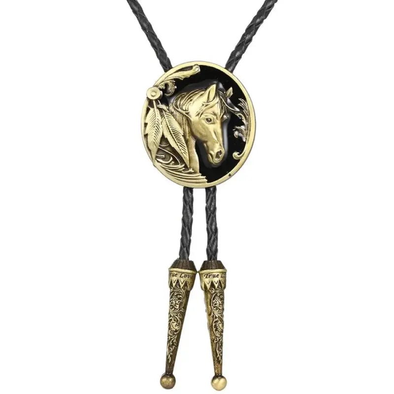 Corbata Ranchera Dorada