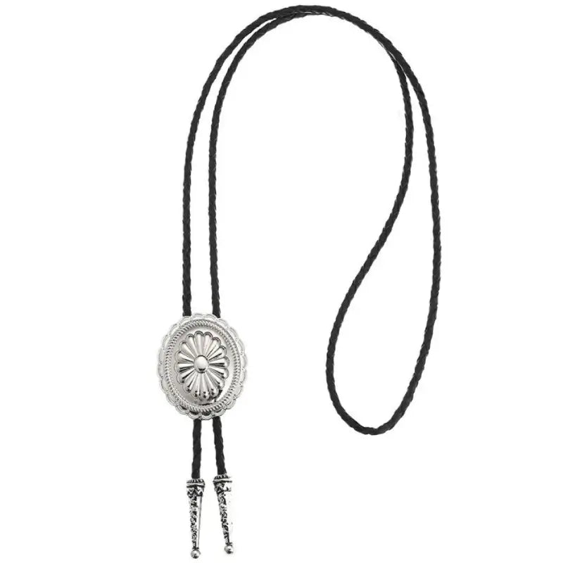 Corbatin Western de Plata