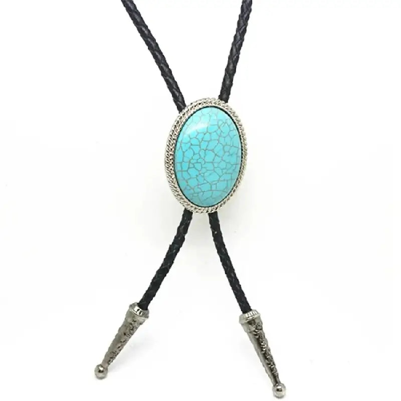 Corbata Tejana Estilo Vaquero Turquesa