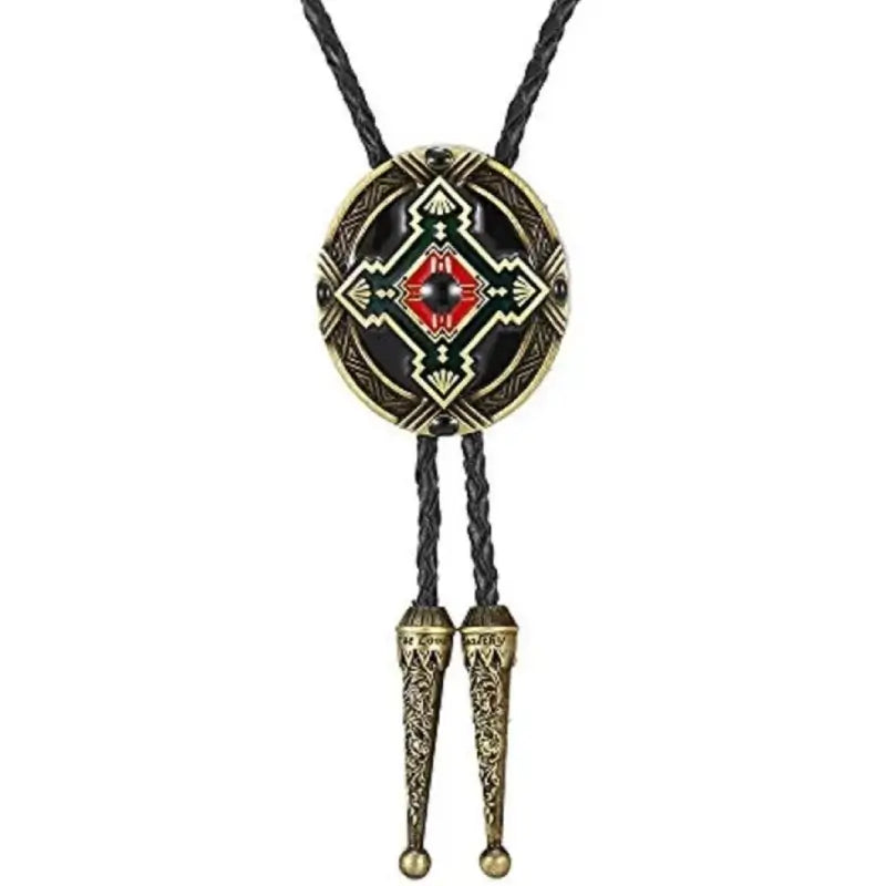 Corbata de Bolo Vaquero Estilo Indio