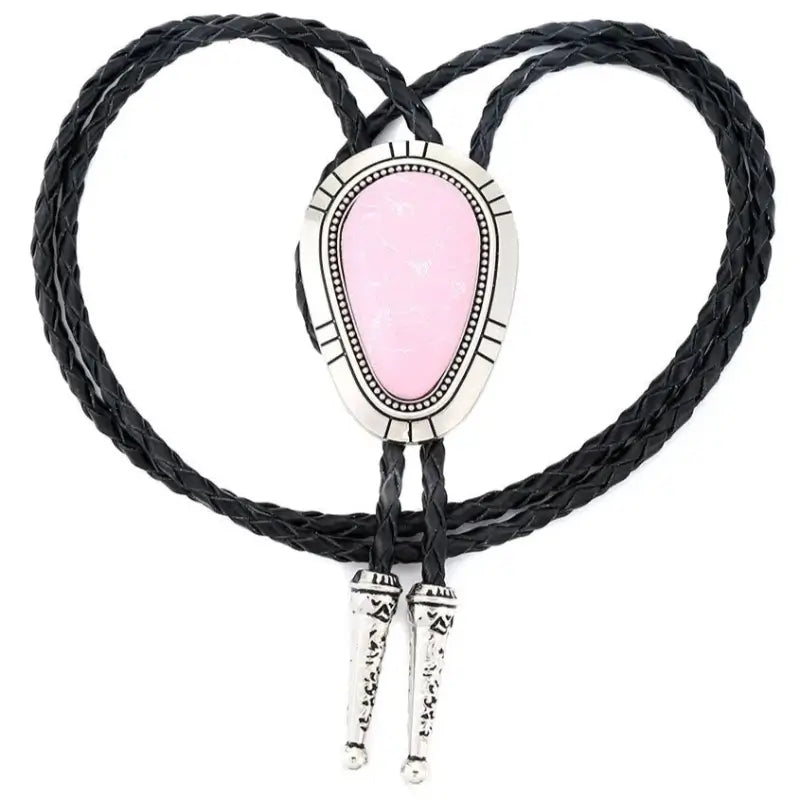 Corbata Western Rosa