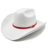 Sombrero Vaquero Blanco Elegante