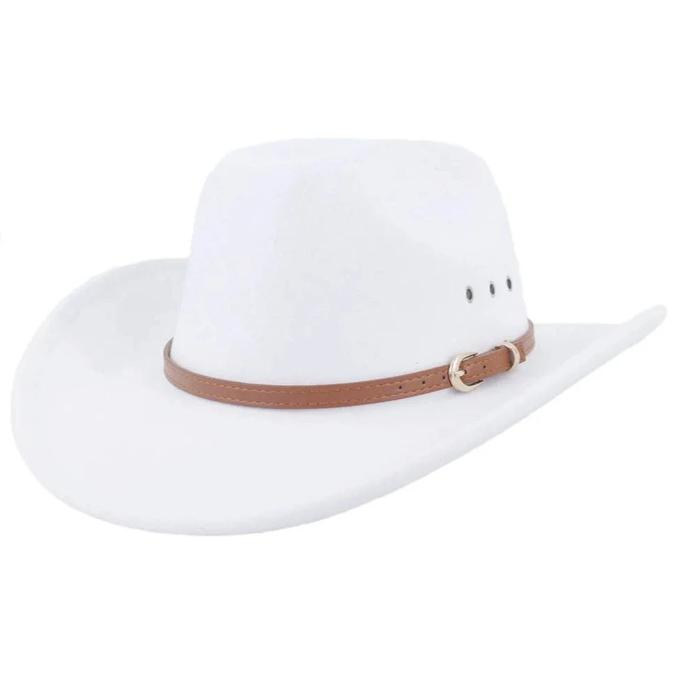 Sombrero Vaquero Blanco de Lana