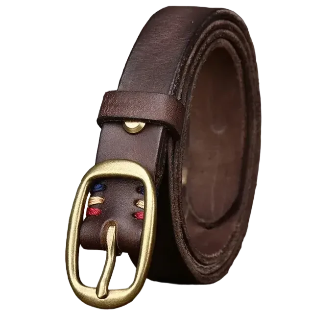 Cinturón Vaquero Café para Dama