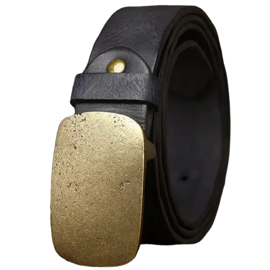 Cinto Vaquero Negro de Oro