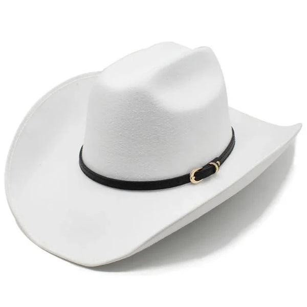 Sombrero Vaquero Hombre Blanco