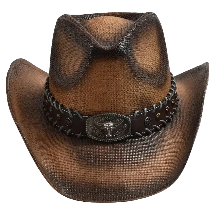 Sombrero Vaquero de Paja Estilo Rodeo