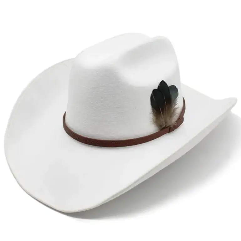 Sombrero Vaquero Texano Blanco