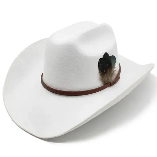 Sombrero Vaquero Texano Blanco