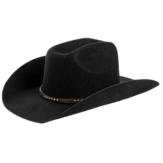 Sombrero Vaquero Negro Copa Alta