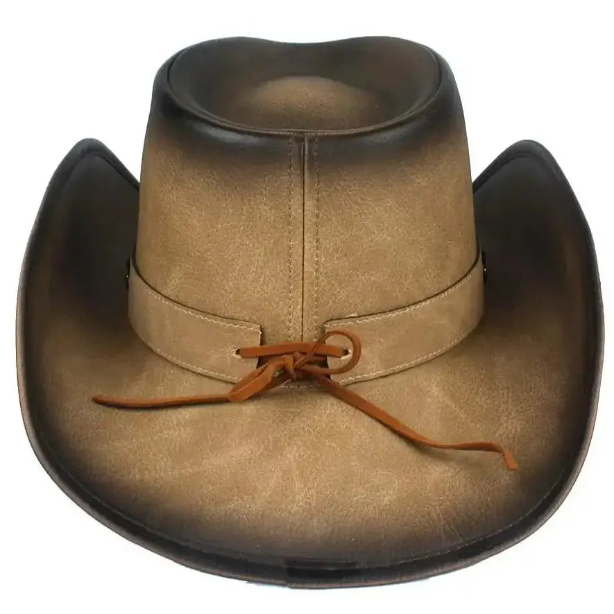 Sombrero Vaquero de Piel Estilo Western